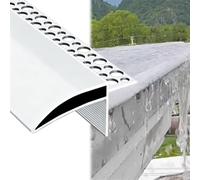 Bande D'égouttement De Bord D'avant-toit De Toit, Bande De Moulure De Bord | Facile à couper et à installer, empêche le ruissellement des eaux de pluie, for la protection(65mm)