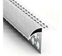Bande D'égouttement En Aluminium, Garniture De Nez De Mur | Facile À Couper Et À Installer, For La Protection Des Coins Des Murs De Rebord De Fenêtre(14mm)