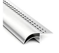 Bande D'égouttement En Aluminium, Garniture De Nez De Mur | Facile À Couper Et À Installer, For La Protection Des Coins Des Murs De Rebord De Fenêtre(35mm)
