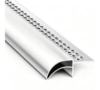 Bande D'égouttement En Aluminium, Garniture De Nez De Mur | Facile À Couper Et À Installer, For La Protection Des Coins Des Murs De Rebord De Fenêtre(30mm)