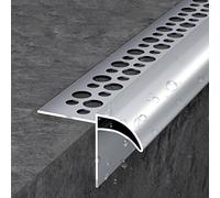 Bande d'égouttement en métal pour prévention du refoulement de la Pluie, Ligne d'égouttement en Aluminium de 3,3 à 19,7 Pieds pour Nez de Toit/Bord de fenêtre, Barre de Moulage de gouttière