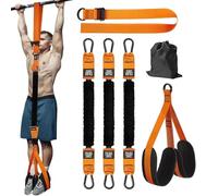 Bande d'entraînement de traction robuste, bandes d'assistance à la traction améliorées 2025 pour barre de traction, ensemble de bandes d'aide à la traction réglables pour la maison, la salle de sport