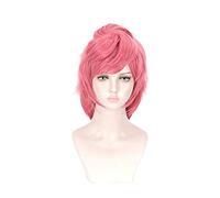Bande dessinée Anime Jojo's Bizarre aventure Cosplay perruques Trish Una Cosplay perruque synthétique perruque Halloween rose cheveux Cosplay accessoires perruque