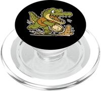 Bande dessinée Crocodile Rugby Dash PopSockets PopGrip pour MagSafe