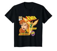 Bande dessinée de Jean Grey, héros Mutant de Marvel X-Men The Phoenix T-Shirt, Enfant, Noir, 3 Ans