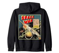 Bande dessinée de Science-Fiction Vintage Art Space War Sweat à Capuche