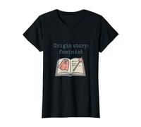 Bande dessinée féministe Girl Power Vintage Origin Story T-Shirt