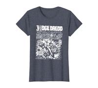 Bande dessinée Judge Dredd : Le Premier Dredd, 2000 AD T-Shirt, Femme, Bleu Chiné, S