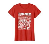 Bande dessinée Judge Dredd : Le Premier Dredd, 2000 AD T-Shirt, Femme, Rouge, XS