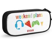 Bande Dessinée Pop Art Super Hero Sac Étui À Stylos Pochette De Papeterie Durable Pochette À Stylo Pliable École Bureau Sac À Stylos Grande Capacité Étui À Crayons - 3 Plans De Week-End Amusants Pour 