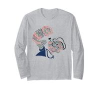 Bande dessinée rétro Popeye The Sailor Man Strong and Fearless Legend Manche Longue