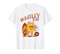 Bande dessinée rétro Soul Surfer '86 de Whitley Bay T-Shirt Graphique avec Valeur, Homme, Blanc, M