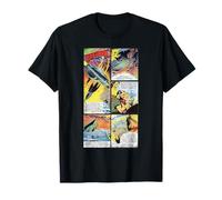 Bande dessinée rétro sur Le Vaisseau Spatial Flash Gordon en orbite T-Shirt