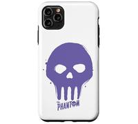 Bande dessinée rétro The Phantom Purple Skull Graffiti Paint Coque pour iPhone 11 Pro Max