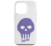 Bande dessinée rétro The Phantom Purple Skull Graffiti Paint Coque pour iPhone 13 Pro
