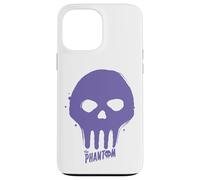Bande dessinée rétro The Phantom Purple Skull Graffiti Paint Coque pour iPhone 13 Pro Max