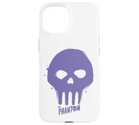 Bande dessinée rétro The Phantom Purple Skull Graffiti Paint Coque pour iPhone 15