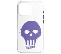 Bande dessinée rétro The Phantom Purple Skull Graffiti Paint Coque pour iPhone 16 Pro