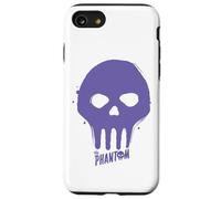 Bande dessinée rétro The Phantom Purple Skull Graffiti Paint Coque pour iPhone SE (2020) / 7/8