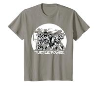 Bande dessinée rétro TMNT Teenage Mutant Ninja Turtles Power Pose T-Shirt