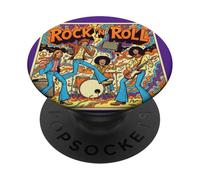 Bande dessinée Rock N Roll des années 70 PopSockets PopGrip Adhésif