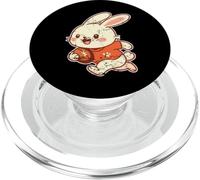 Bande dessinée Rugby Bunny Runner PopSockets PopGrip pour MagSafe