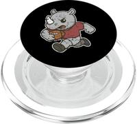 Bande dessinée Rugby Rhino Charge PopSockets PopGrip pour MagSafe