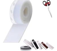 Bande d'étanchéité Accuracy/Accuracybe/Repertoire of Weather Strip, 5 m / 16,4 pi, joint d'étanchéité pour porte, ruban adhésif d'étanchéité, ruban d'étanchéité en silicone auto-adhésif (Translucence)