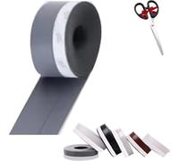 Bande d'étanchéité Accuracy/Accuracybe/Repertoire of Weather Strip, 5 m / 16,4 pi, joint d'étanchéité pour porte, ruban adhésif d'étanchéité, ruban d'étanchéité en silicone auto-adhésif (Gray)