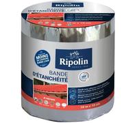 Bande d'étanchéité adhésive RIPOLIN 648105 Aluminium 10 m x 10 cm