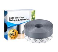 Bande d'étanchéité adhésive Stop-courant d'air isolant adhésif 5 m | Joint de porte extérieure souple à découper Appartement maison vitrage coulissant extérieur entrée chambre bureau animaux