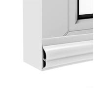Bande d'étanchéité anti-bruit et anti-courants d'air pour glisser, fabriquée en PVC pour une meilleure isolation et une protection contre la poussière et l'humidité (blanc)