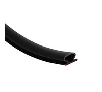 Bande d'étanchéité autocollante en caoutchouc noir 10mm x 6mm x 10m, Joint en Fenêtres et portes/anti-collision/Insonorisation/étanche à l'eau/étanche à la poussière