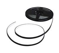 Bande d'étanchéité autocollante pour carrelage en céramique - Anti-moisissure - Bords latéraux décoratifs - Pour sol, mur, plafond (noir)