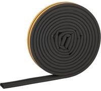 Bande D'étanchéité Autocollante Pour Fenêtres Et Portes-Joint De Fenêtre/Porte Pour Isoler Des Interstices De 3 À 5,5 Mm De Large-Ruban D'étanchéité 9x6 Mm (Profil En D6 Mètres