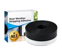 Bande d'étanchéité autocollante pour porte - 5 m | Joint de porte flexible pour porte coulissante avant en verre pour animal domestique bruit intérieur extérieur chambre bureau