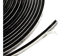 Bande D'étanchéité Autocollante pour Porte et Fenêtre, 10M Joint Brosse Pour Porte Fenetre, Pour Sceller Les Espaces Entre Portes Et Les Fenêtres(9mm x 5mm,Noir)