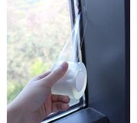 Bande d'étanchéité autocollante pour portes, fenêtres, porte, 5 cm x 10 m, étanche, transparente, résistante aux intempéries, joint de porte d'entrée, bande coupe-vent, joint de bas de porte