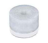Bande d'étanchéité autocollante transparente en silicone, 12,5 x 12,5 x 4,5 cm, flexible pour bas de porte, ruban de remplissage étanche | Isolation acoustique multifonction pour la maison et le