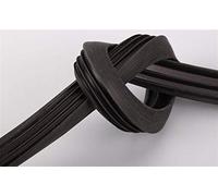 Bande d'étanchéité,-Bande d'étanchéité Bande d'étanchéité en Caoutchouc Noir/Transparent Porte et fenêtre en Verre Anti-Collision 10 mètres (Couleur: Type6, Longueur: 10M) (Couleur: Type6, Taille: 10M
