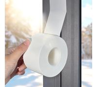 Bande d'étanchéité blanche pour fenêtre - Isolation des courants d'air - Bande d'étanchéité pour fenêtre AC Seal - Pas de résidus - Autocollant pour conserver l'air froid, la poussière et la pluie