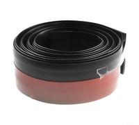 Bande d'étanchéité coupe-vent en TPE pour bas de porte avec couche de 20 mm de large pour protection contre les courants d'air et isolation phonique, facile à installer en moins d'une minute, blanc