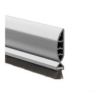 Bande d'étanchéité de bas de porte en PVC pour blocage du bruit et des courants d'air, barrière anti-insectes offrant une sécurité accrue et une efficacité énergétique pour un usage domestique (gris)