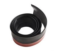Bande d'étanchéité de porte de garage en caoutchouc TPE résistant aux intempéries pour cadre et portes de volet roulant, barrière anti-poussière, blanc, 2 m (1 m, noir)