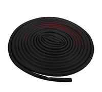 Bande d'étanchéité de porte de voiture, 8M Big D Shape Bord de porte de moteur de voiture Garniture de joint en caoutchouc Bande creuse Coupe-froid Rainure étanche D-type Large bande d'étanchéité de p