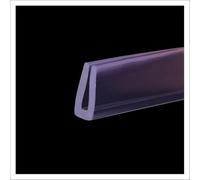 Bande d'étanchéité de portière, canal en U en plastique, bordure en plastique, 41,4 cm, protection de bord en caoutchouc translucide, facile à couper pour pièces en tôle, portes de voiture, hauteur x