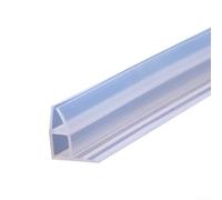 Bande d'étanchéité de rechange en caoutchouc de 2 m pour porte de douche, conçue pour s'adapter aux fonds en verre, fournit une solution fiable d'étanchéité à l'eau et au vent pour les portes de salle
