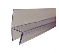 Bande d'étanchéité de rechange en PVC transparent pour porte de douche en verre, séparation humide et sèche, déflecteur d'eau de salle de bain, joint anti-fuite pour écran de baignoire (6 mm)
