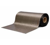 Bande d'étanchéité de toit autocollante 1 x 5 m - Couleur plomb - Bande de toit en bitume avec couche en aluminium - Étanche sans flamme - Pour abri de voiture, abri de jardin et toit plat - Rouleau