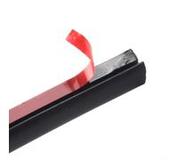 Bande d'étanchéité de type T pour automobile en caoutchouc EPDM - Ruban adhésif double face absorbant les chocs - Isolation sonore - Résistance aux intempéries - Pour pare-chocs de voiture, lèvre